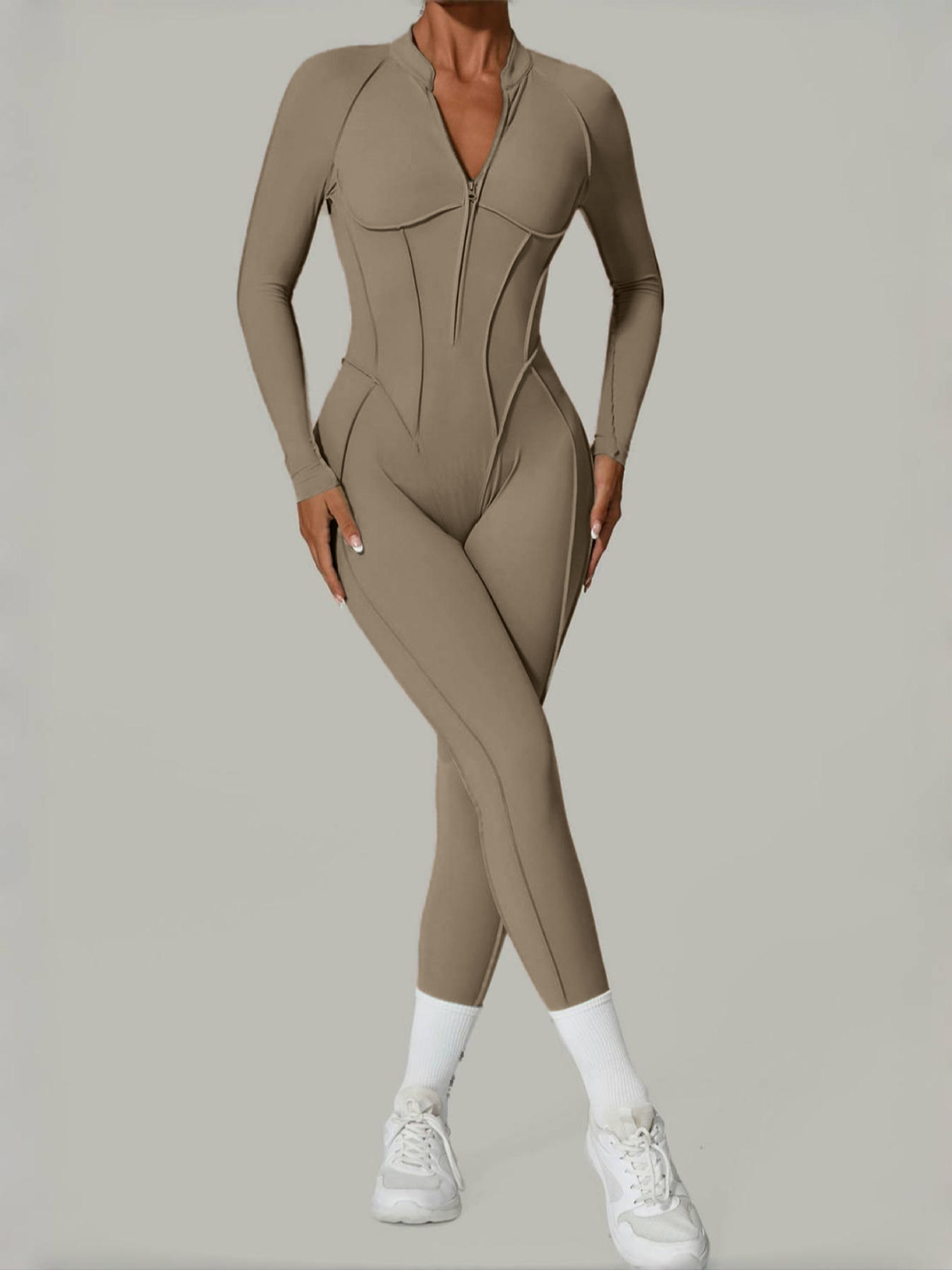 Yoga Fitness Jumpsuit - Women Quick Dry Yoga Bodysuit Half