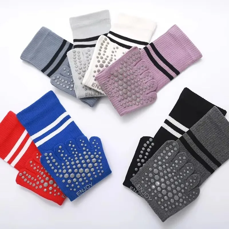 Fitness Yoga Pilates - Women's Mid-Tube Breathable Yoga Socks Non-Slip