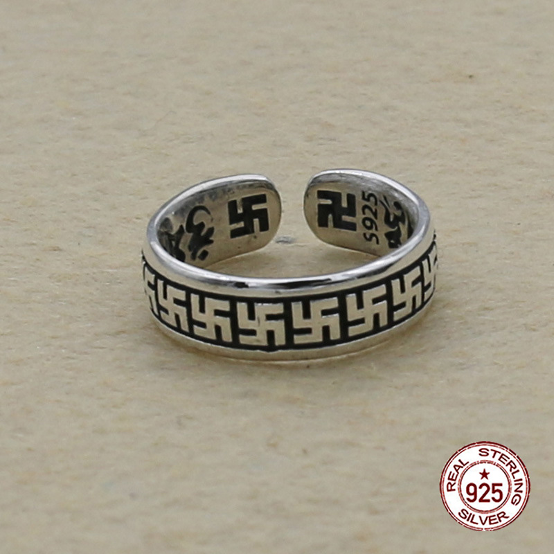 Fitness Tracker Band - S925 Sterling Silver Ring Fashionable and