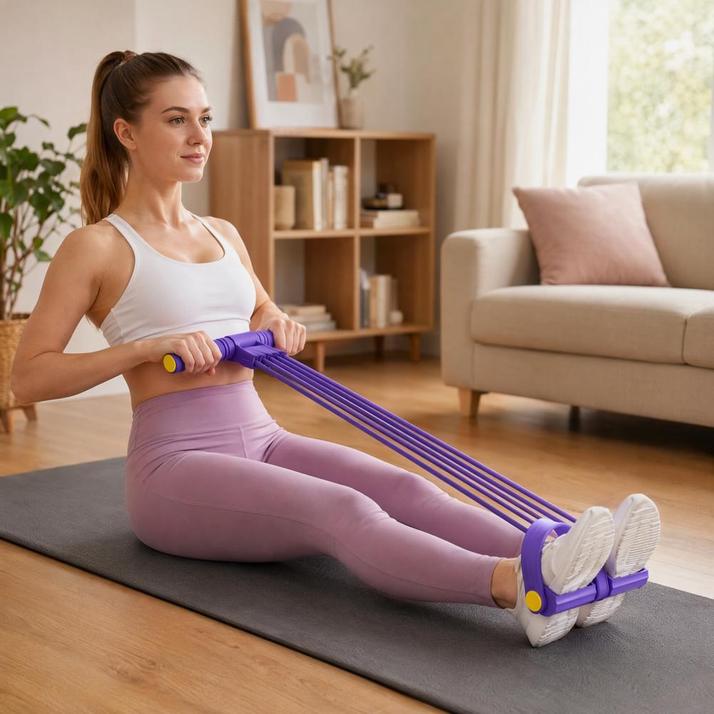 10-Tube Pedal Resistance Band  - Yoga Pedal Puller Fitness Equipment 评论和价格