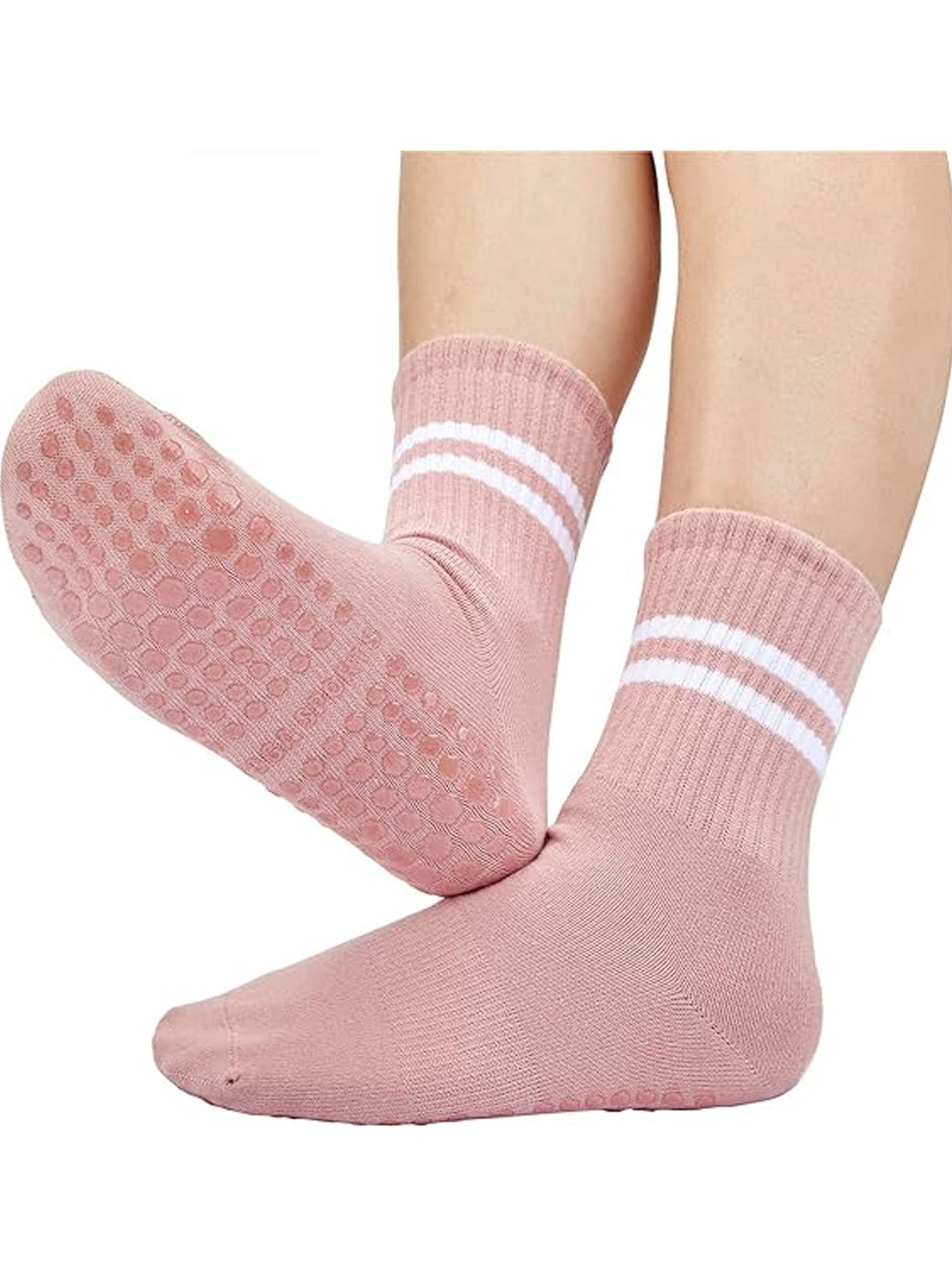 3 Pairs of Yoga Socks, Non-Sli - Fitness Yoga Pilates 评论和价格
