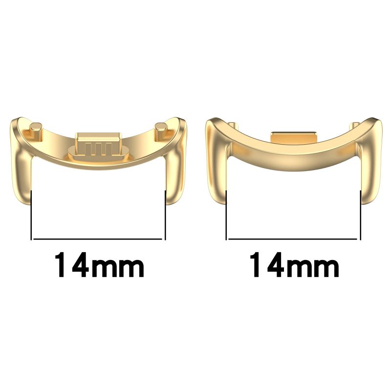 1 Pair Strap Metal Adaptor for - Fitness Tracker Band 评论和价格