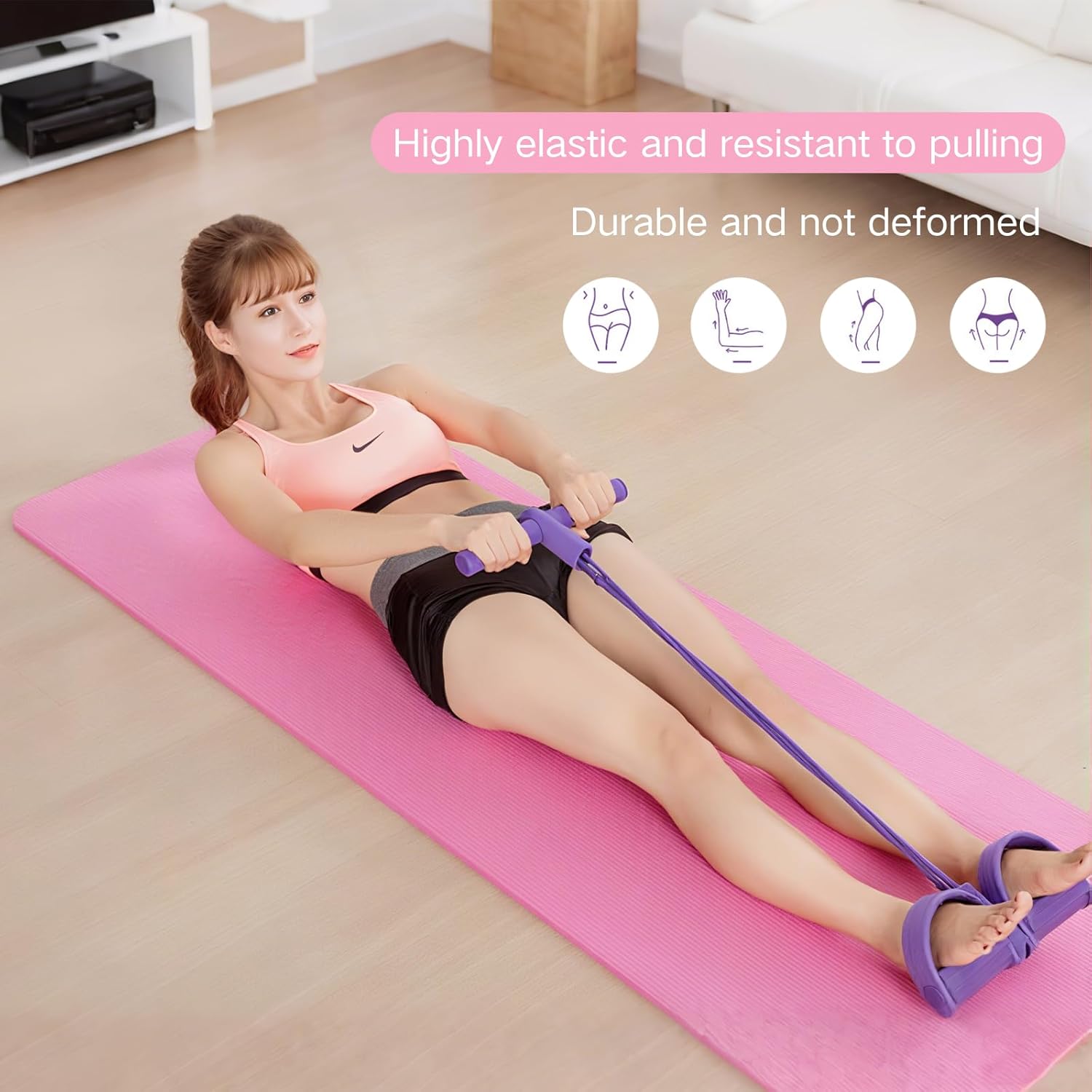 4/6-Tube Pedal Tensioner Multi - Yoga Pedal Puller Fitness Equipment 评论和价格