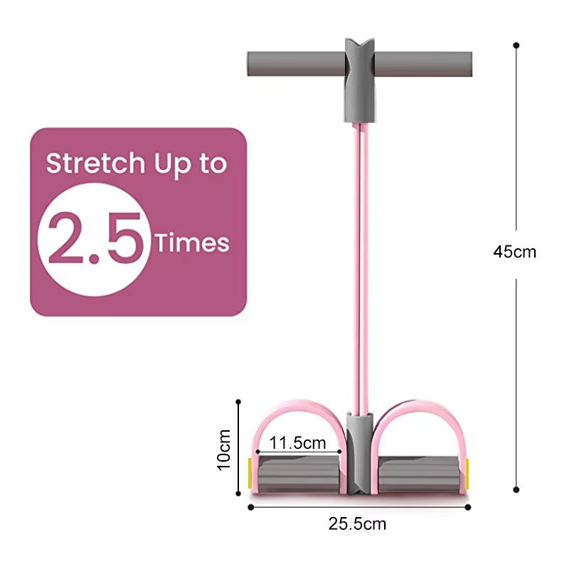 4-Tube Resistance Bands Yoga P - Yoga Pedal Puller Fitness Equipment 评论和价格
