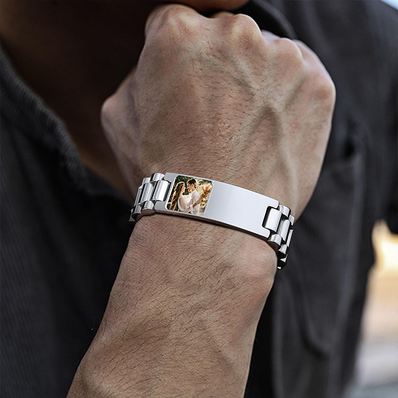 Custom Picture Text Bracelet W - Fitness Tracker Band 评论和价格