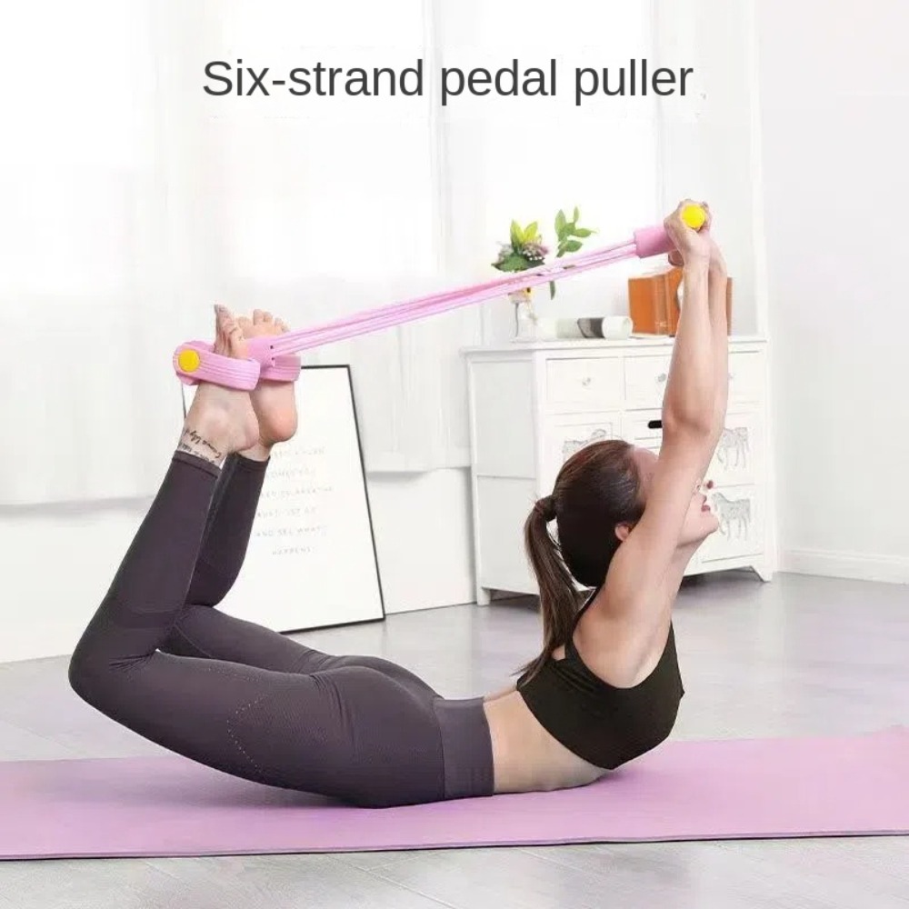 6-Tube Resistance Bands Set TP - Yoga Pedal Puller Fitness Equipment 评论和价格