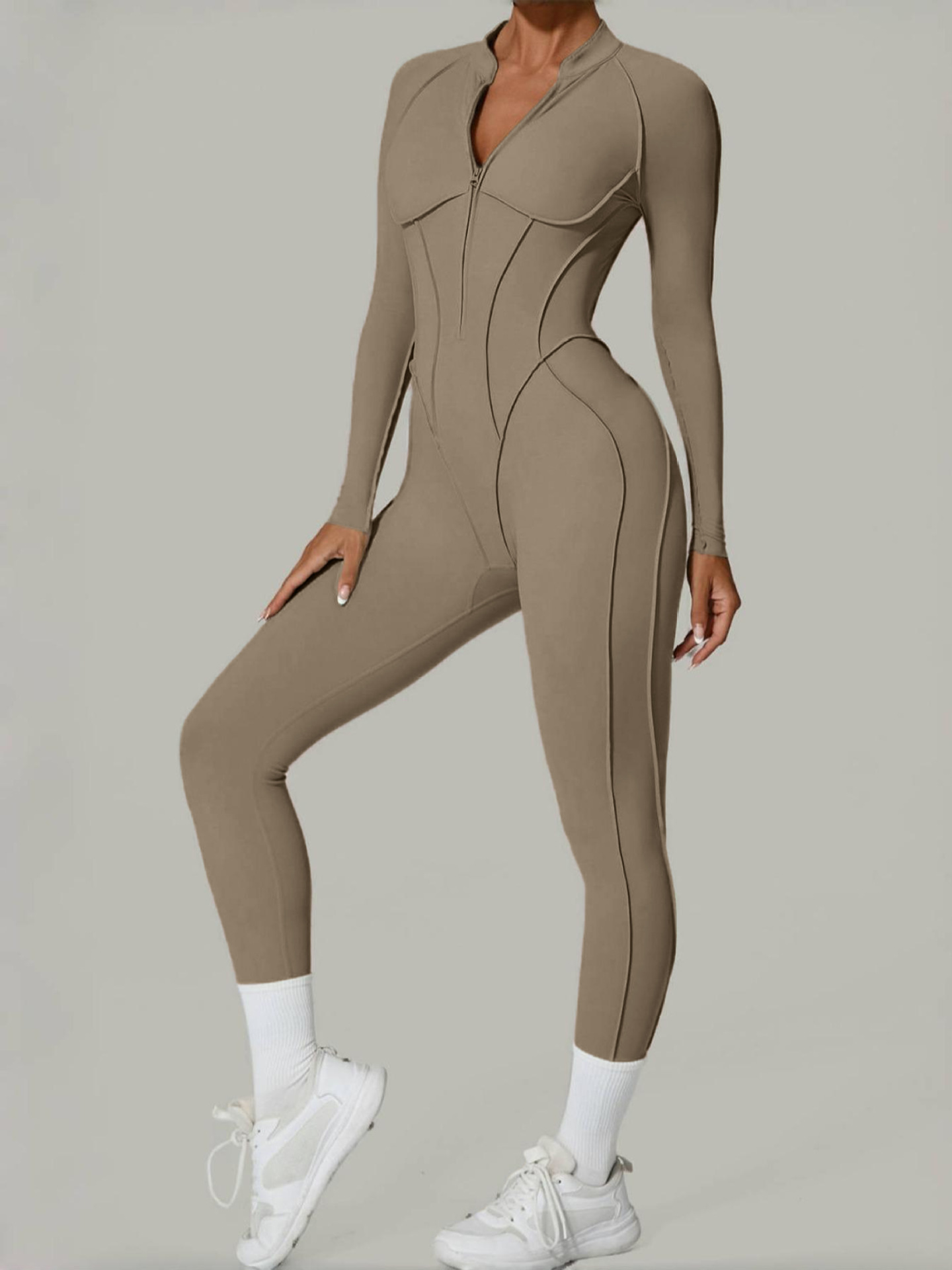 Women Quick Dry Yoga Bodysuit  - Yoga Fitness Jumpsuit 评论和价格