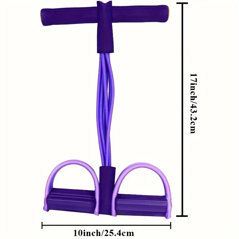 6-Pipe Elastic Yoga Resistance - Yoga Pedal Puller Fitness Equipment 评论和价格