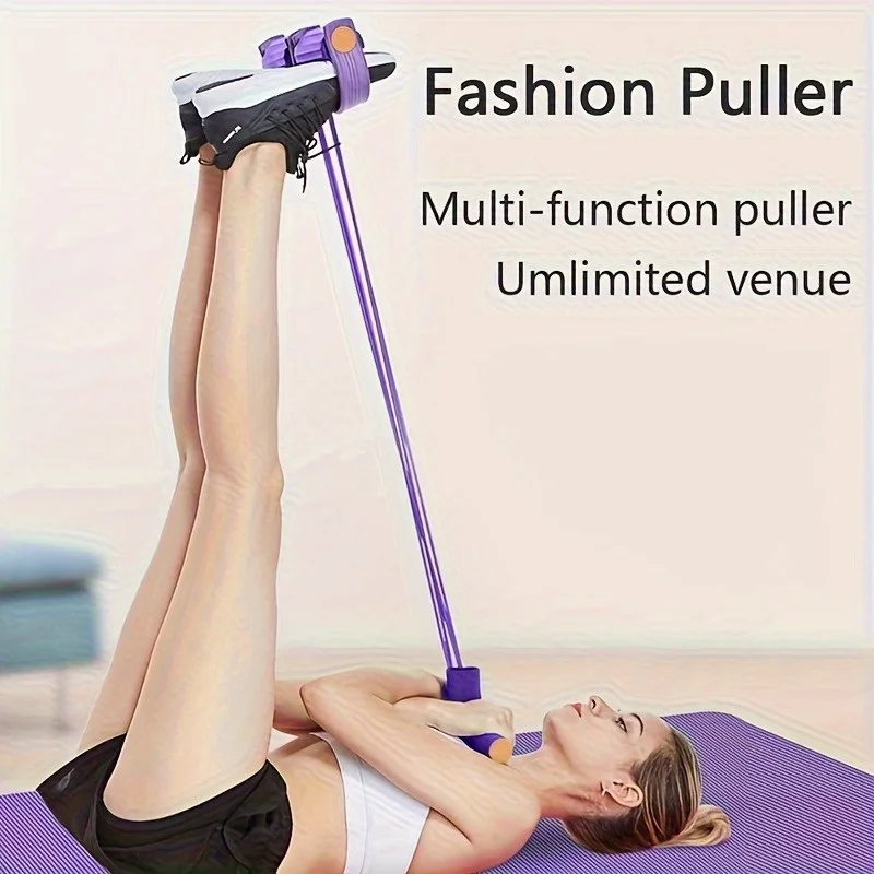 6-Pipe Elastic Yoga Resistance - Yoga Pedal Puller Fitness Equipment 评论和价格
