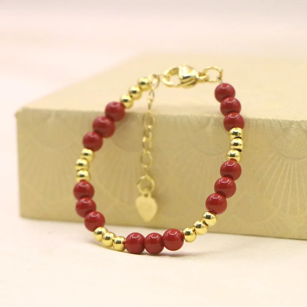 Charm Lovely Red Bracelet Baby - Yoga Fitness Gifts 评论和价格