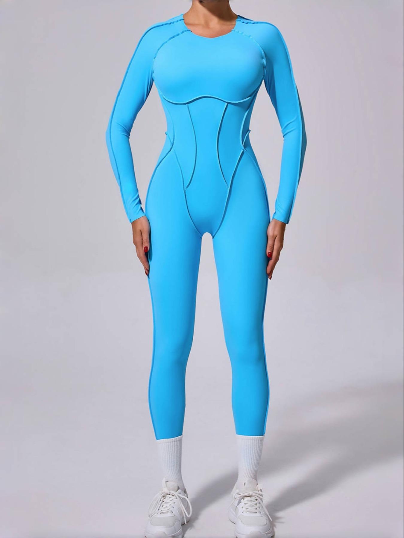 Women's High Elastic Open Back - Yoga Fitness Jumpsuit 评论和价格