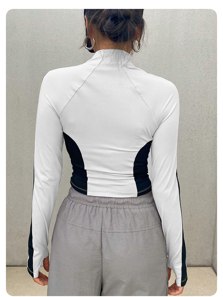 Yoga Clothes Stand Up Collar J - Yoga In Fitness 评论和价格