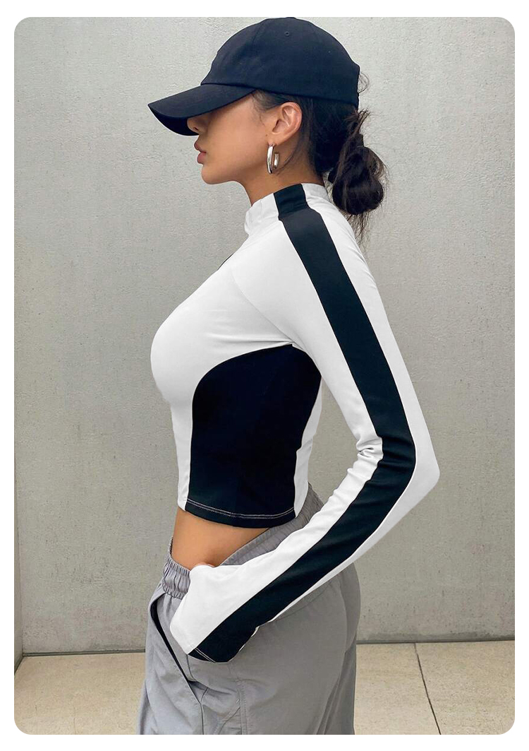 Yoga Clothes Stand Up Collar J - Yoga In Fitness 评论和价格