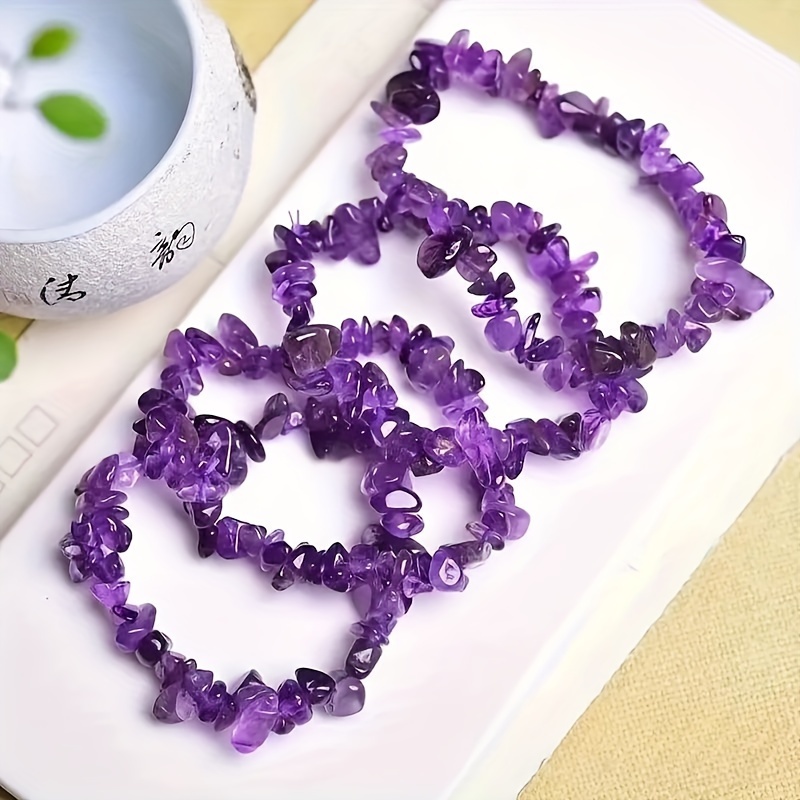 Natural Stone Amethyst Irregua - Yoga Fitness Gifts 评论和价格