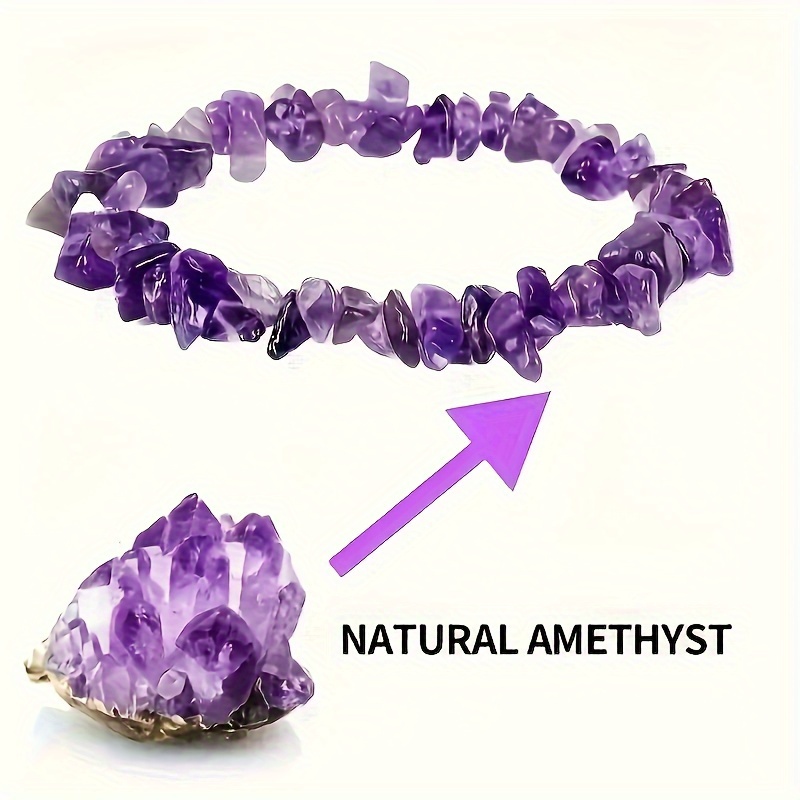 Natural Stone Amethyst Irregua - Yoga Fitness Gifts 评论和价格