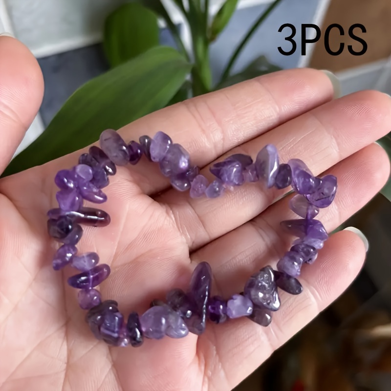 Natural Stone Amethyst Irregua - Yoga Fitness Gifts 评论和价格