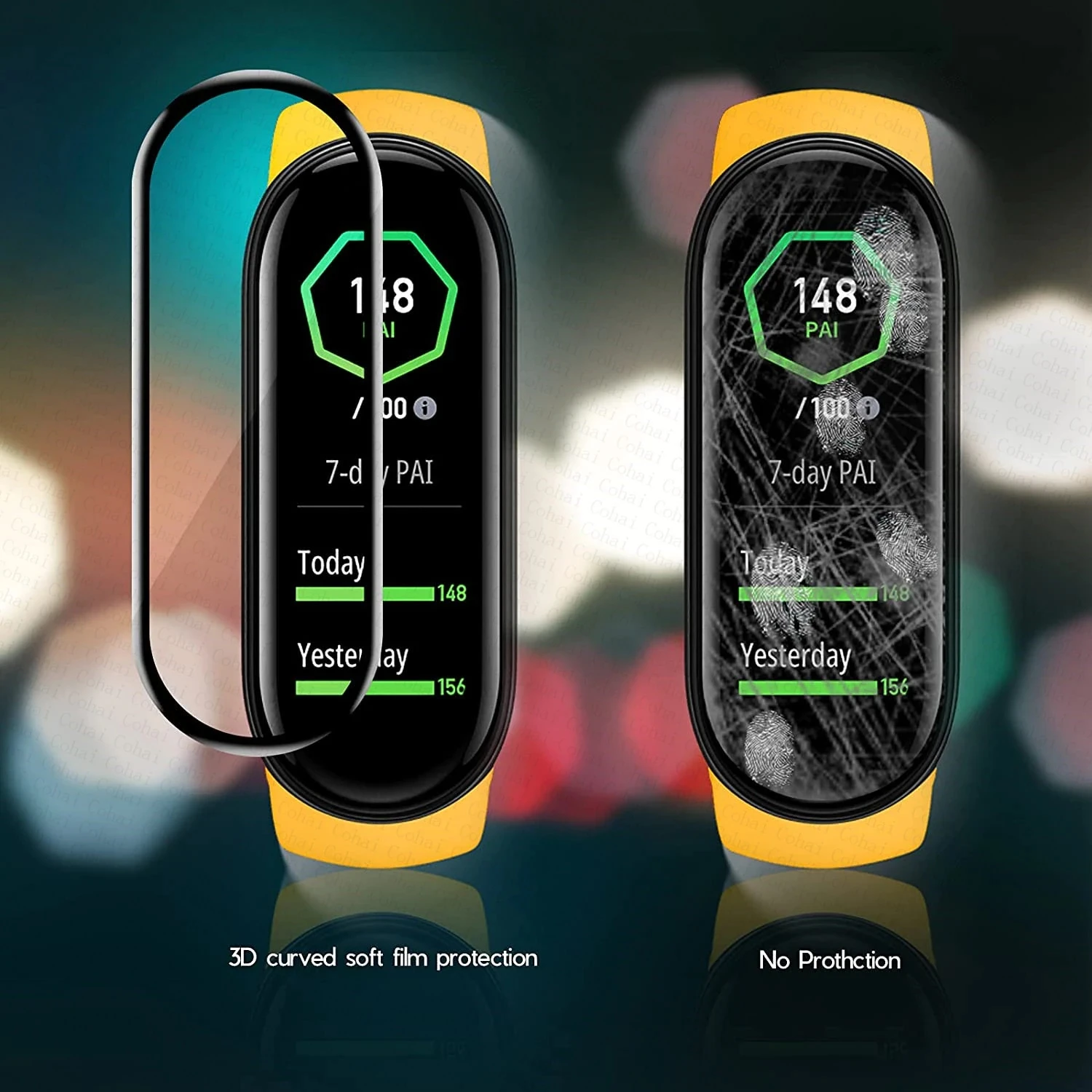 9D Protective Film For Xiaomi  - Fitness Tracker Band 评论和价格