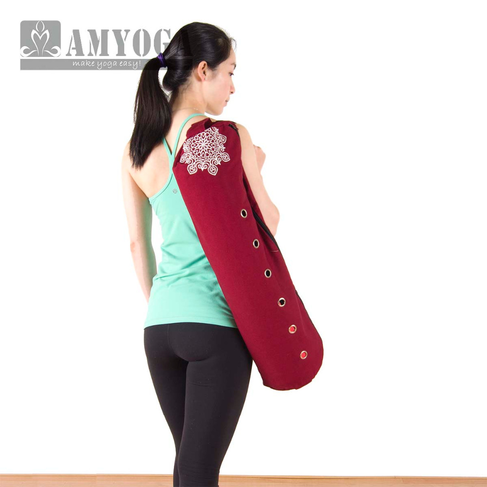 Canvas Yoga Mat Bag Single Sho - Yoga In Fitness 评论和价格