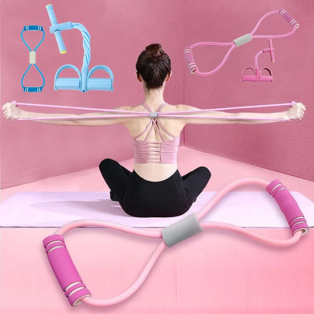 6-Tube Resistance Bands Fitnes - Yoga Pedal Puller Fitness Equipment 评论和价格
