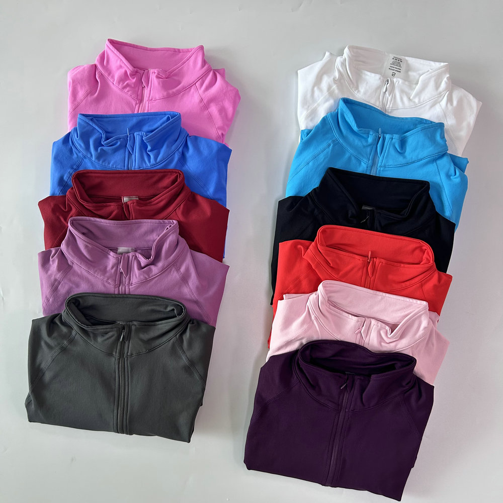 No Logo Yoga Jacket With Half  - Yoga In Fitness 评论和价格