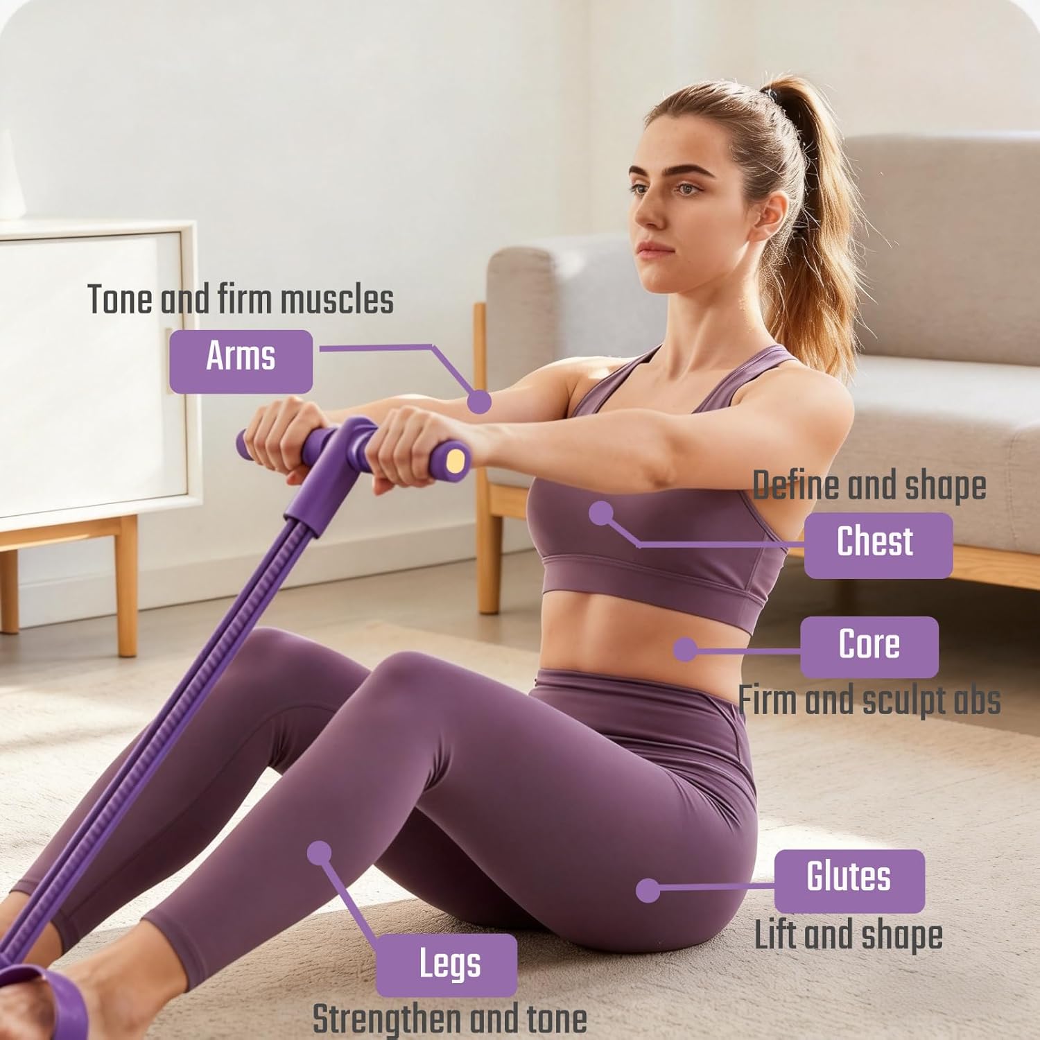 Pedal Resistance Band Tensione - Yoga Pedal Puller Fitness Equipment 评论和价格